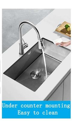 Surface Hand Sanded halus tanpa kasar Stainless Steel dapur wastafel