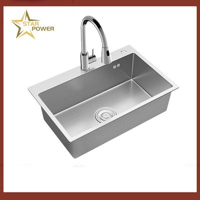 Surface Hand Sanded halus tanpa kasar Stainless Steel dapur wastafel