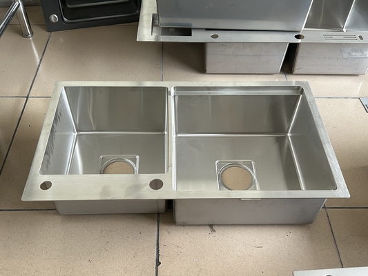 Premium tebal - gauge stainless steel ganda - wastafel wastafel