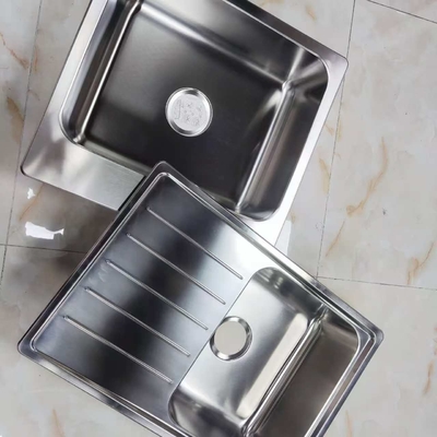 304 Stainless Steel Stretched Kitchen Sink Set Dimensi yang dapat disesuaikan