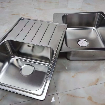 304 Stainless Steel Stretched Kitchen Sink Set Dimensi yang dapat disesuaikan