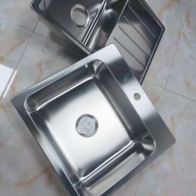 Harga bagus Kompatibel dengan Undermount & Top Mount Wastafel Dapur Mangkuk Ganda Stainless Steel Food Grade 304 (18/8) dengan Tirisan | Ketebalan Baja Kustom Tersedia | Kedalaman Bak Kustom Tersedia | Tahan Karat & Tahan Korosi on line