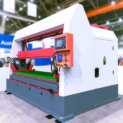 Mesin pengelasan dan penekanan jahitan logam ganda meja otomatis