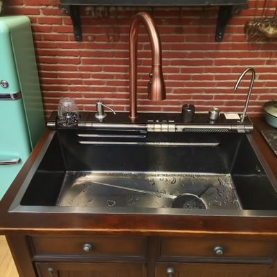 Harga bagus Kompatibel dengan Undermount & Top Mount Wastafel Dapur Stainless Steel Double-Bowl Kapasitas 11kg | Kedalaman Bak Kustom Tersedia | Ketebalan Baja Kustom Tersedia on line