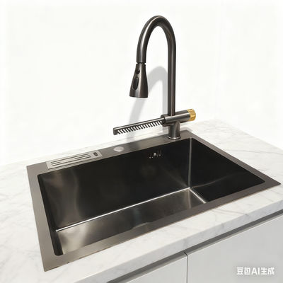 Harga bagus Kompatibel dengan Undermount & Top Mount ProDeep Bak Cuci Dapur Baja Tahan Karat Kedalaman 9 Inci Sangat Dalam dengan Busa Peredam Suara | Kedalaman Bak Tersedia Sesuai Pesanan | Ketebalan Baja Tersedia Sesuai Pesanan on line