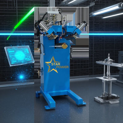 Mesin Las Vertikal CNC 220V 500W dengan Tekanan Udara 0.1-1.2MPa untuk Pengelasan Pembulatan 4 Sudut