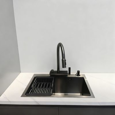 Harga bagus Luxury 316 Stainless Steel Dapur wastafel dengan 250-300mm Bowl kedalaman dan 1.8-2.0mm Panel tebal on line
