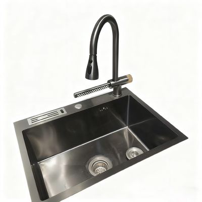 Harga bagus Disesuaikan Multifungsi Cube Washer tangan-presisi dipoles 304 stainless steel dapur wastafel Double Bowl on line