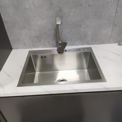 Harga bagus Sink dapur komersial dengan kelas makanan 304/316 stainless steel buatan tangan dan dilas tanpa jahitan untuk restoran on line