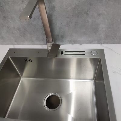 Harga bagus Bak Cuci Piring Dalam Baja Tahan Karat 316L Tahan Panas dengan Kedalaman Mangkuk 250-300mm dan Ketebalan Panel 1.2-1.5mm on line