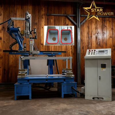 Mesin Las Empat Sisi Datar Otomatis CNC Efisiensi Tinggi dengan Tautan Sinkron 4-Axis dan Kontrol Fusi Presisi untuk Pelat 0.8-4.0mm