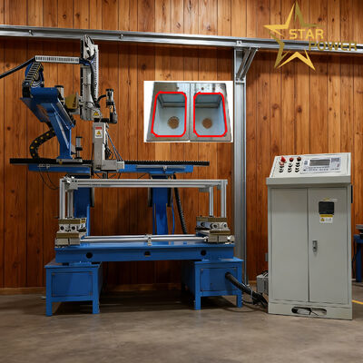 Mesin Las Empat Sisi Datar Efisiensi Tinggi CNC dengan Start Satu-Klik dan Pengelasan Presisi untuk Pembentukan Logam