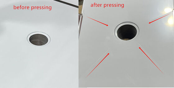 Mesin Lembar Metal Bending Pencet Jalur air dari wastafel buatan tangan