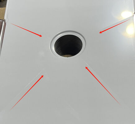 Mesin Lembar Metal Bending Pencet Jalur air dari wastafel buatan tangan