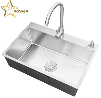 Harga bagus Mesin Wastafel Dapur Stainless Steel 304 Kapasitas Besar dan 220V untuk Dapur Modern on line