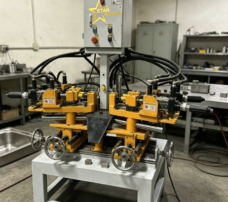 Mesin Lapisan Minyak Otomatis Industri. 950mm Lebar Kerja, 0.01-0.5mm Ketebalan Lapisan Untuk Pengolahan Lembar Baja Resipi