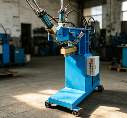PLC Otomatis Sink Joint & Corner Press Machine. 2.3kW Daya, 30MPa Tekanan Utama, 0.5-1.0MPa Tekanan Bantuan Untuk 304 Stainless Steel Dapur Sink Manufaktur