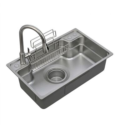 Harga bagus Farmhouse 36 Inch Apron Front Double Bowl Kitchen Sink SUS304 Handmade 16 Gauge online