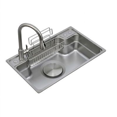 Harga bagus Apron Front 23x21 Handmade Bar Sink SUS304 16 Gauge Single Bowl Deep Basin on line
