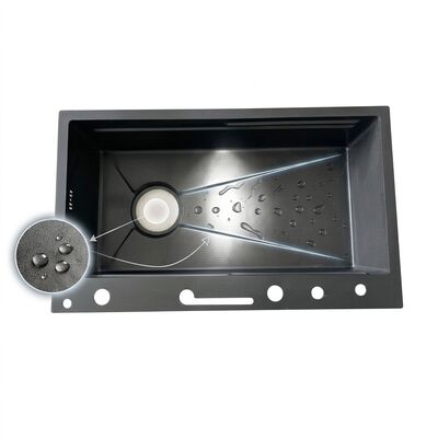 Harga bagus 34 Inch Undermount Double Bowl Kitchen Sink 50 50 SUS304 16 Gauge Zero Radius on line