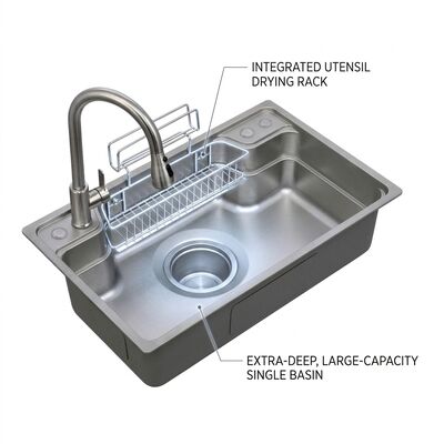 Harga bagus 35 Inch Apron Front Farmhouse Double Bowl Kitchen Sink 16 Gauge Handmade SUS304 online