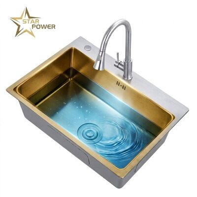 Harga bagus 18 Inch Undermount Bar Prep Sink SUS304 16 Gauge Stainless Steel with Nano Coating on line